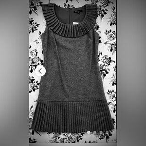 Betsey Johnson Black Pleated Dress